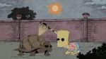 Turtles-Simpsons-33x04-Treehouse of Horror 32 TeltaleBart.jpg